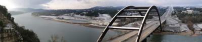 A panoramic view of the 360 Bridge.